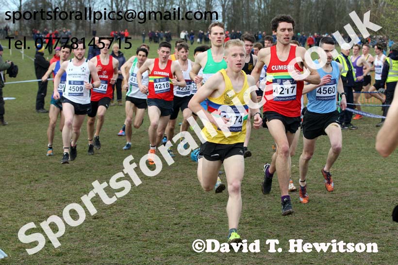 Senior mens 2019 British Athletics Inter Counties Cross Country, Prestwood Hall, Loughborough. Photo:  David T. Hewitson/Sports for All Pics